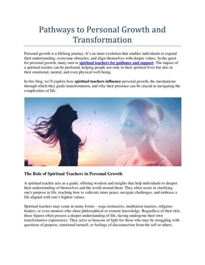 A Masterful Guide To Personal Transformation